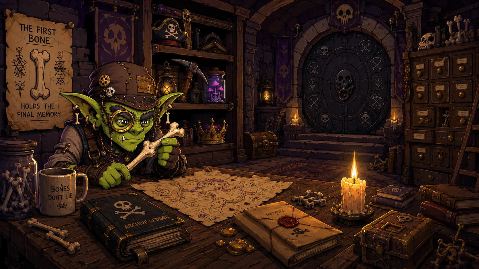 The Goblins Archive room